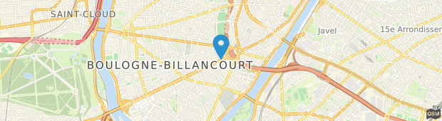 Umland des Radisson Blu Hotel, Paris-Boulogne
