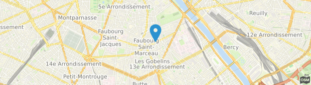 Umland des Grand Hotel des Gobelins