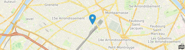 Umland des Novotel Paris Gare Montparnasse