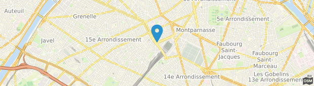 Umland des Ibis Paris Gare Montparnasse Hotel