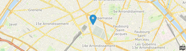 Umland des Central Hotel Paris