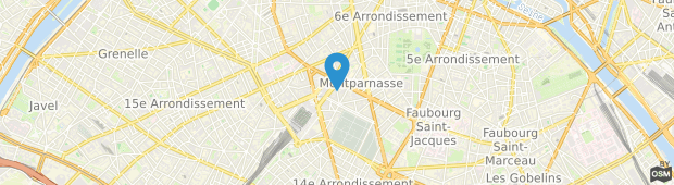 Umland des Bridgestreet Montparnasse
