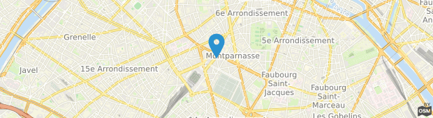 Umland des Timhotel Gaite Montparnasse