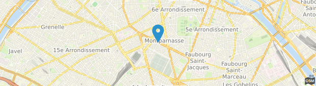 Umland des Abotel Renoir Montparnasse