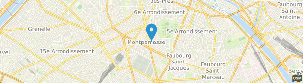 Umland des Atelier Montparnasse Hotel Paris