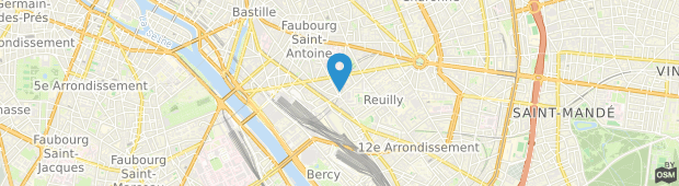 Umland des Mistral Hotel Paris