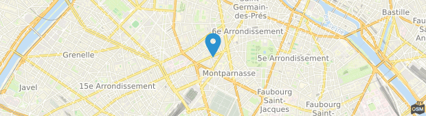 Umland des Victoria Palace Hotel Paris