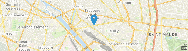 Umland des Hotel Trianon Gare de Lyon - Astotel Paris
