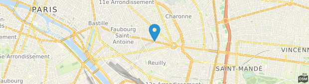 Umland des Hotel Amadeus Paris