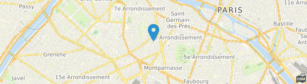 Umland des Sevres Saint Germain Hotel