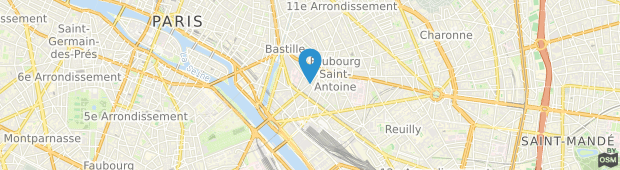 Umland des Pavillon Saint Louis Bastille