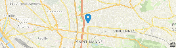 Umland des Residence Saint Mande Montreuil