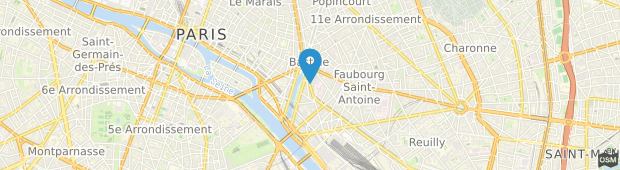 Umland des Hotel Pavillon Bastille