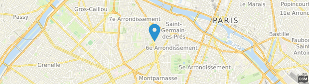 Umland des Hotel Lutetia Paris