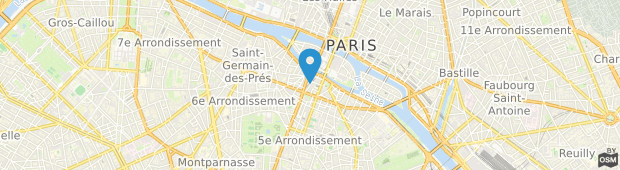 Umland des Studio Apartments rue de la Harpe