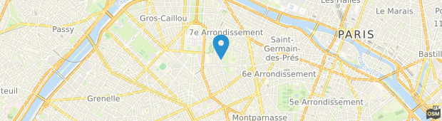 Umland des Hotel de Suede St. Germain