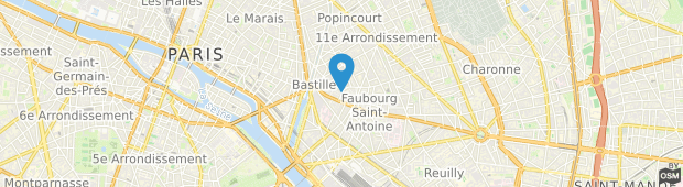 Umland des Hotel Baudelaire Bastille