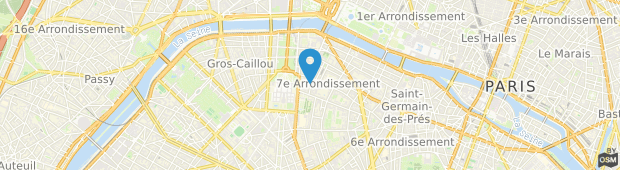 Umland des Hotel du Palais Bourbon