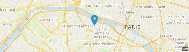 Umland des Hotel de l'Universite