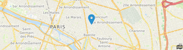 Umland des BEST WESTERN Hotel Marais Bastille