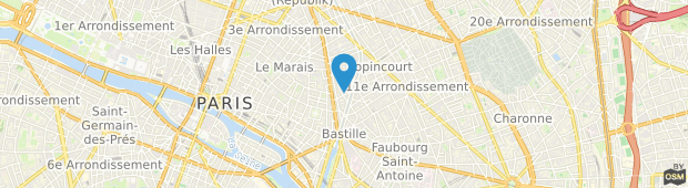 Umland des Hotel Campanile Paris 11 Bastille