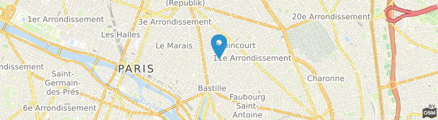 Umland des Auberge Flora Paris