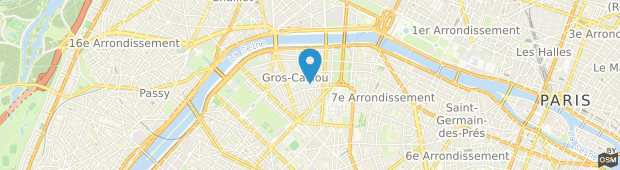 Umland des Hotel 7 Eiffel