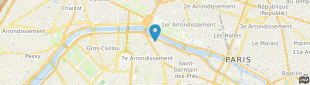 Umland des Hotel D'Orsay Paris