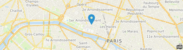 Umland des Hotel Louvre Bons Enfants