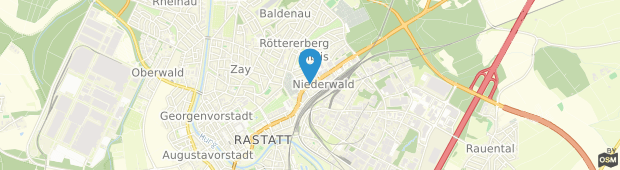 Umland des B&B HOTEL Rastatt