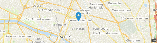 Umland des Hotel des Archives