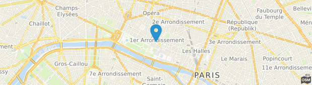 Umland des Normandy Hotel Paris