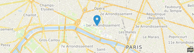 Umland des Apartment Rivoli Paris