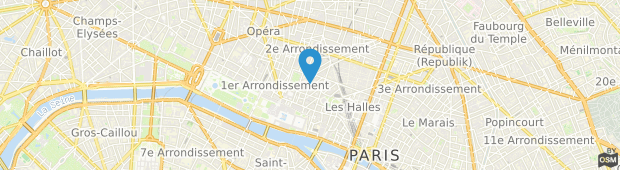 Umland des Hotel de Rouen Paris