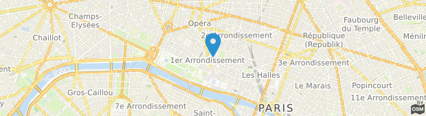 Umland des Pavillon Louvre Rivoli