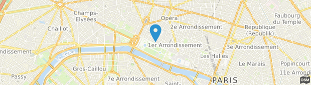 Umland des Le Meurice Hotel Paris