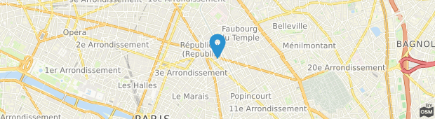 Umland des Hotel de Nevers Paris 11e