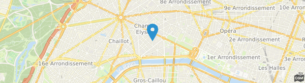 Umland des Hotel Marignan Champs Elysees