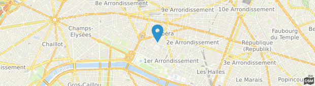 Umland des Hotel Mansart