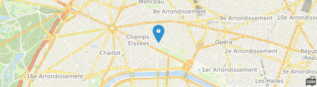 Umland des Hotel du Rond-Point des Champs-Elysees