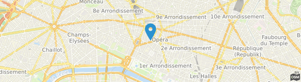 Umland des Citadines Paris Opera Vendome