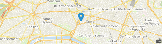 Umland des Hotel De Seze Paris