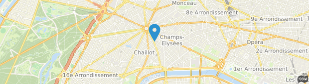 Umland des Radisson Blu Hotel Champs Elysees Paris