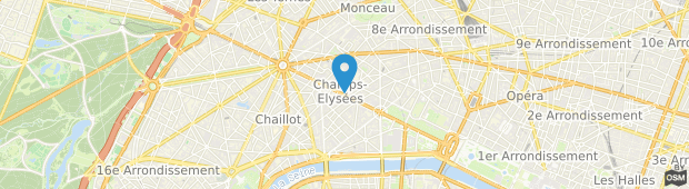 Umland des Fraser Suites Le Claridge Champs-Elysees