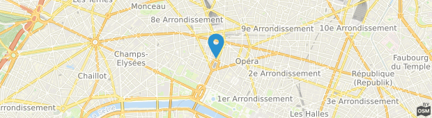 Umland des Hotel Madeleine Plaza