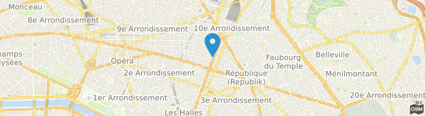 Umland des Comfort Hotel Gare De L'est Paris