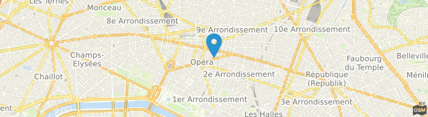 Umland des Hotel London Paris