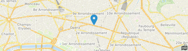 Umland des Holiday Inn Paris Opera Grands Boulevards