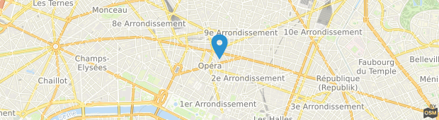 Umland des Grand Hotel Haussmann