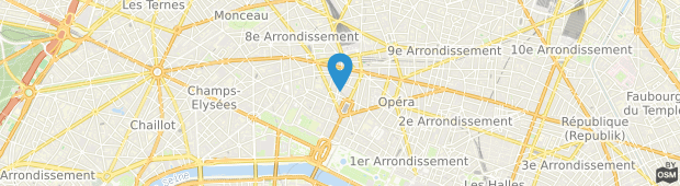 Umland des Hotel de l'Arcade